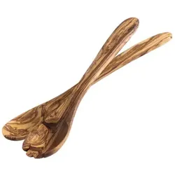 APS Salatbesteck Olivenholz 31cm