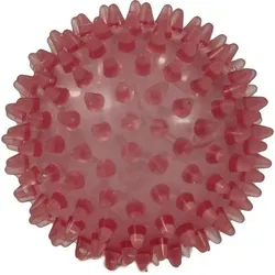 IGELBALL 9 cm rot transparent 1 St