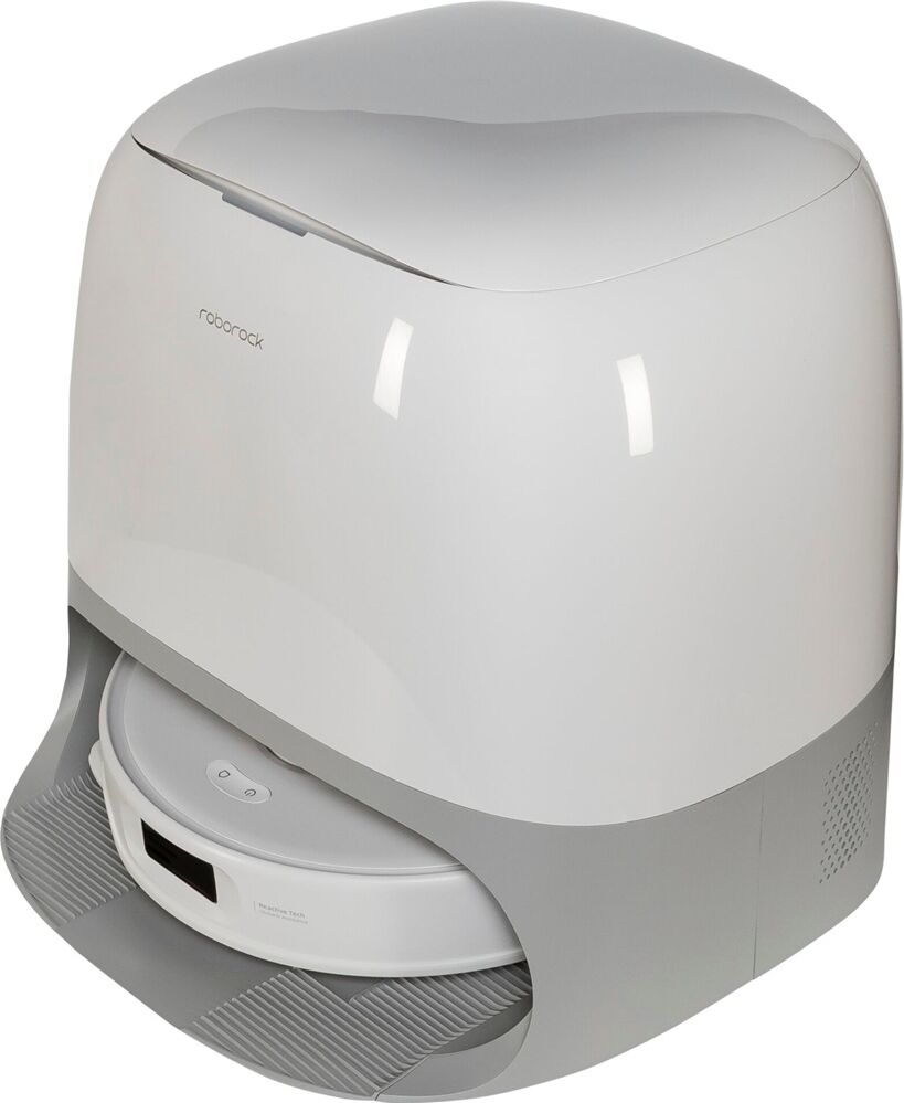 Aspirador Robot Qrevo Curv 5A1 + Estación Base (Blanco) – ROBOROCK