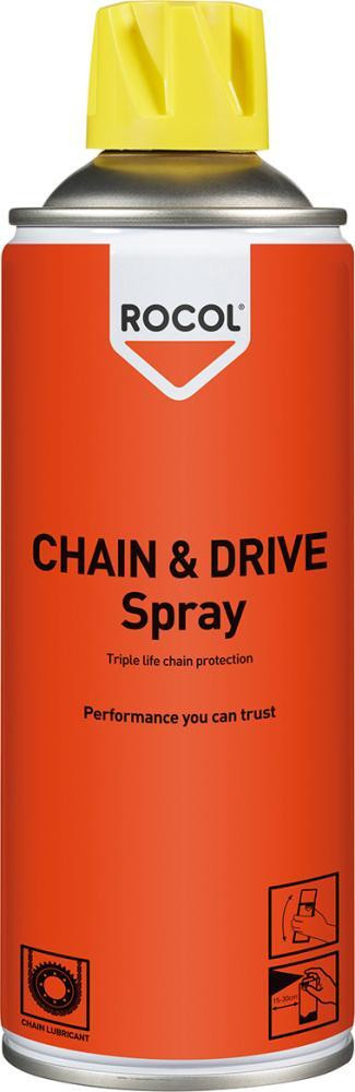 EASYLINE ROCOL Ketenspray 300 ml voor kettingen en aandrijfkettingen