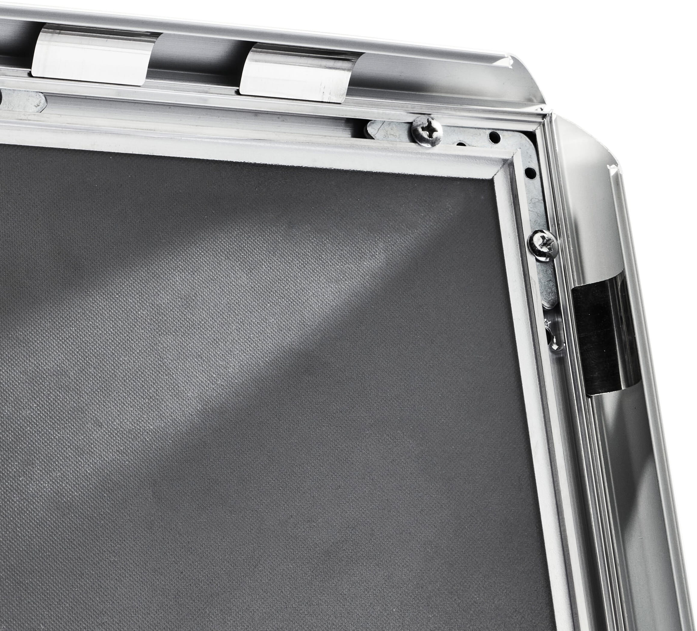 SPRINTIS 1 Cornice a scatto A5 magnetica, alluminio, argento