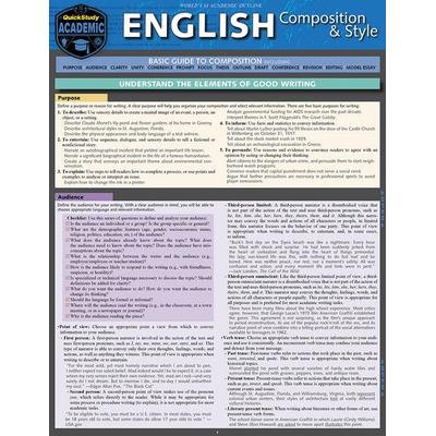Evans-Marshall, S: English Composition & Style, Zubehör von Shelley Evans-Marshall, BarCharts Publishing, 978-1-4232-2287-3