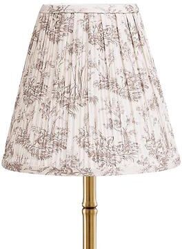 Carson Kressley Saddler Toile Pleated Buffet Shade - Ballard Designs