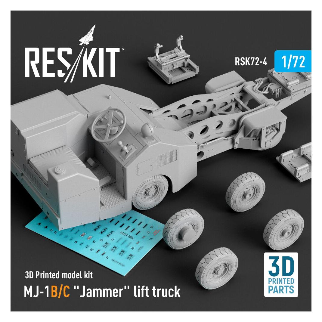 ResKit MJ-1B/C Jammer lift truck (3D Printed model kit) (RSK72-0004)