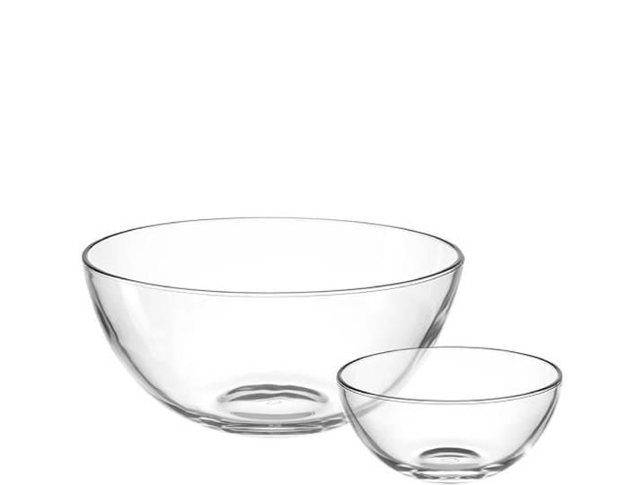 LEONARDO HOME CUCINA Schalenset 5 tlg. Set Vielseitig zum Servieren, Anrichten und Aufbewahren Funktional im Alltag Für Küche, Esstisch, Buffet Zeitloses Design klar 066349