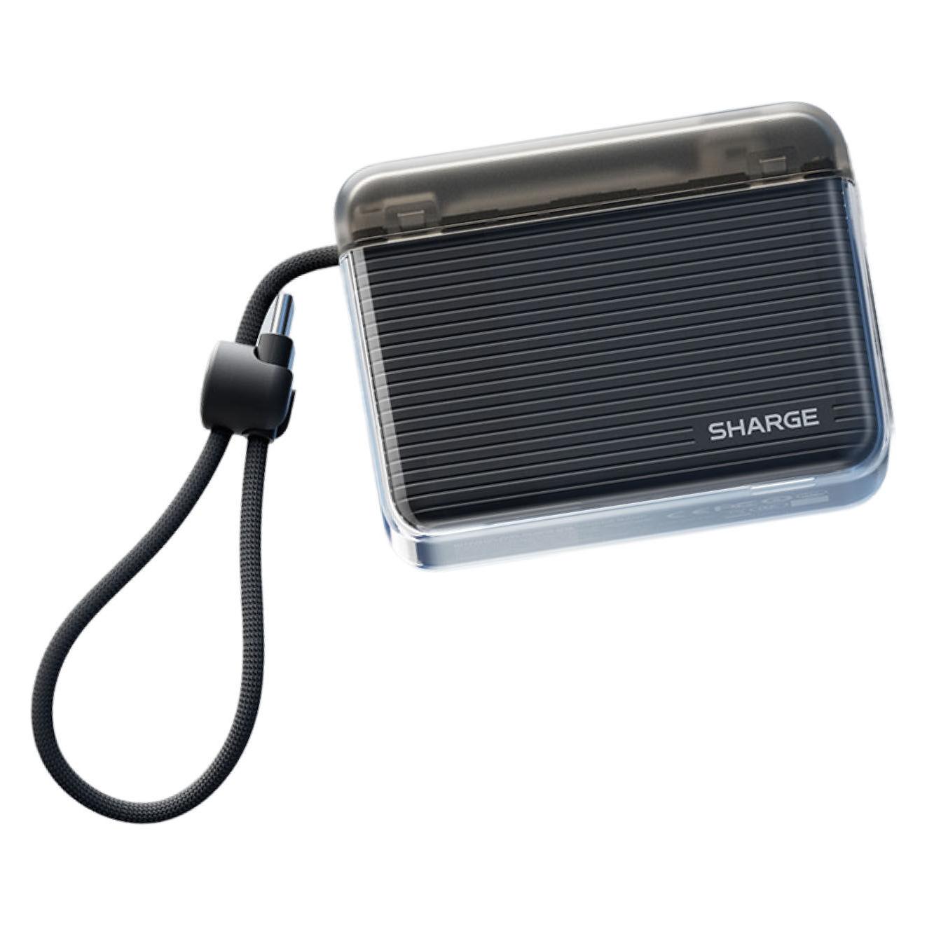 Sharge Flow Go Powerbank - Black (10000 mAh, 22.50 W, 37 Wh) (YDD-SG-SXZDX-HEI)
