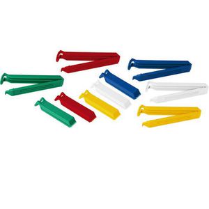 Fackelmann Verschlussclips Aromaclips 57010, farbig sortiert, 5x 8cm / 5x 11cm, 10 Stück