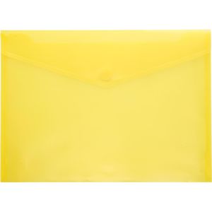 EXXO Dokumententasche by HFP, 90153, A4, aus Kunststoff, gelb-transparent, für 100 Blatt