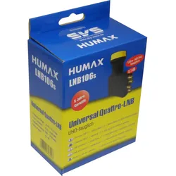 HUMAX Quattro LNB 106s Gold, 4K