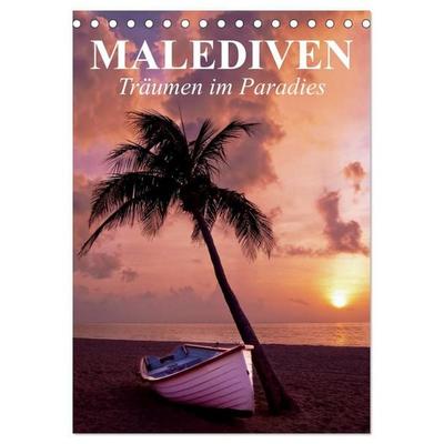 Malediven - Träumen im Paradies (Tischkalender 2027 DIN A5 hoch), CALVENDO Monatskalender
