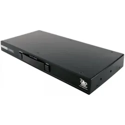Adder Command / Control Switch 4port, KVM Switch, Schwarz