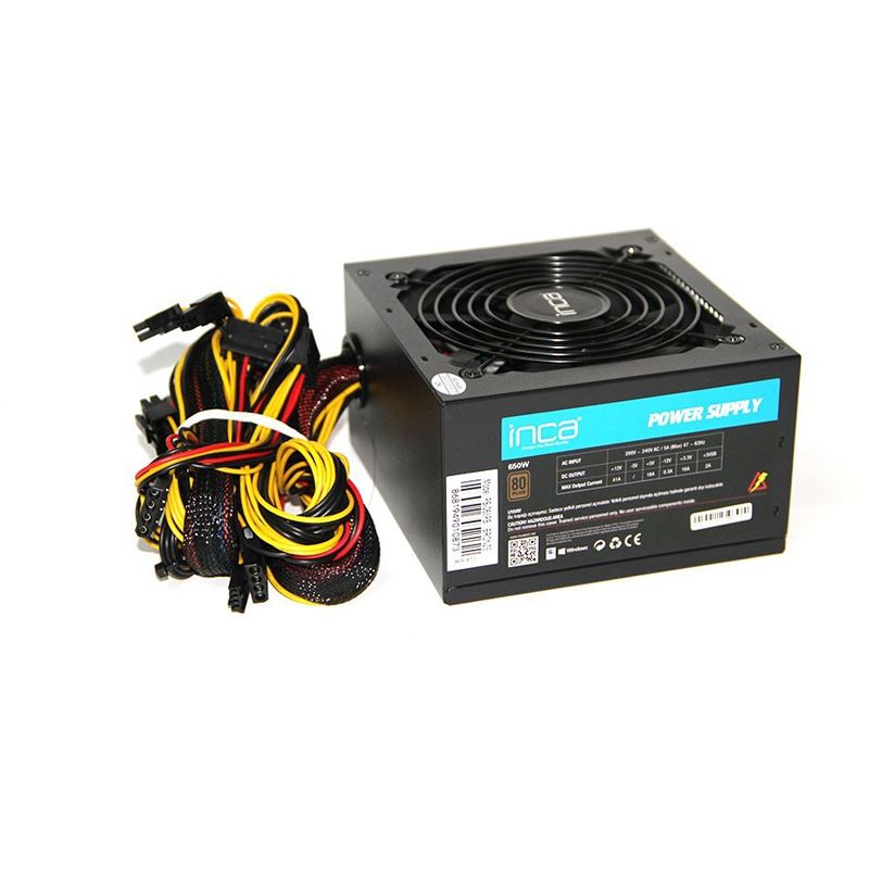 650 Watt INCA Cian Technology GmbH 80+ Bronze POWER SUPPLY