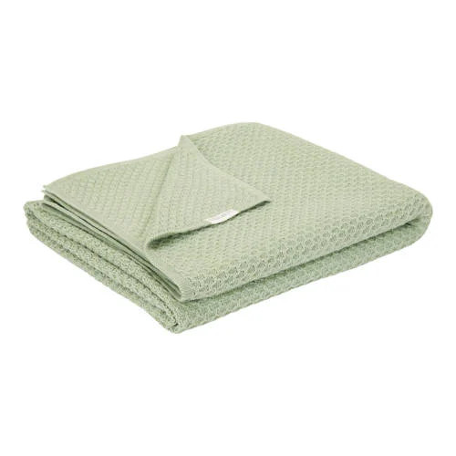 Little Dutch gebreid wiegdeken Pure Sage voor baby's