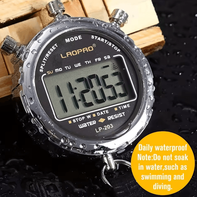 1 100 Digital Sports Stopwatch Rainproof Timer For Training & Competition 1 100 Digital Sports Stopwatch Rainproof Timer For Training & Competition