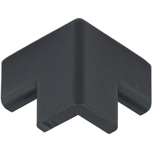 Knuffi Schutzprofil Typ E 3D, Winkel, PEE-10704, selbstklebend, Außenecke dreischenkelig, anthrazit, 45x45x45mm, Eckenschutz