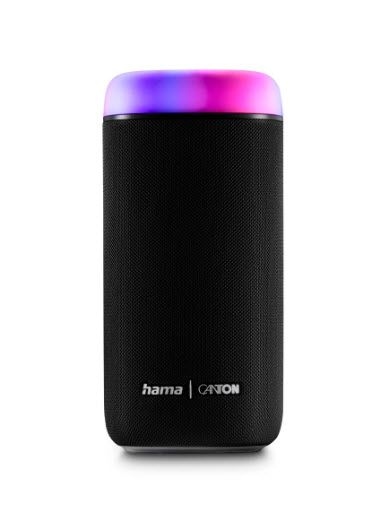 Hama 188230 Glow Pro 30 W Bluetooth Lautsprecher IPX4 Laufzeit bis 12 h (Schwarz) 00188230