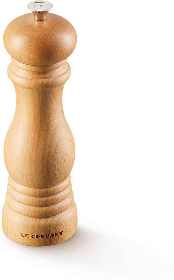 Le Creuset Classic Pepper Mill Beechwood 21cm H X 6.18cm W X 6.18cm D