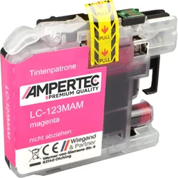 Kompatible Tinte ersetzt Brother LC-123M  magenta