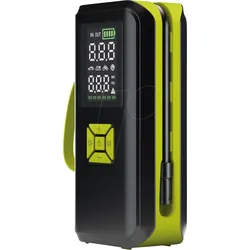 GOOBAY 77827 - Mobiler Kompressor, 10 bar (150 psi), Akku-Luftpumpe, mit LED La