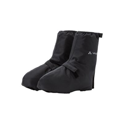 Fahrrad-Überschuh VAUDE "BIKE GAITER WARM" Gr. 47, schwarz, Schuhüberzieher, 47/49, mit reflektierenden Designelementen, wasser- und schmutzabweisend