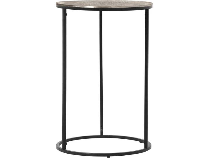 Beistelltisch MIRRORS AND MORE PATTY , grau (silberfarben 2), H:61cm, Tische, Beistelltisch