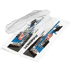 Maverick Clear Buggy Body With Decals (Ion Xb)