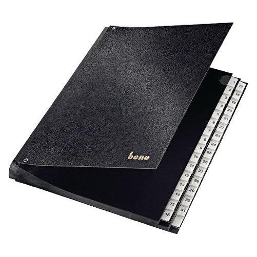 Bene Pultordner 1-31 schwarz (A4, 1x) (75400)