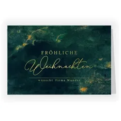 Weihnachtskarte: Elegantes Weihnachtsfest