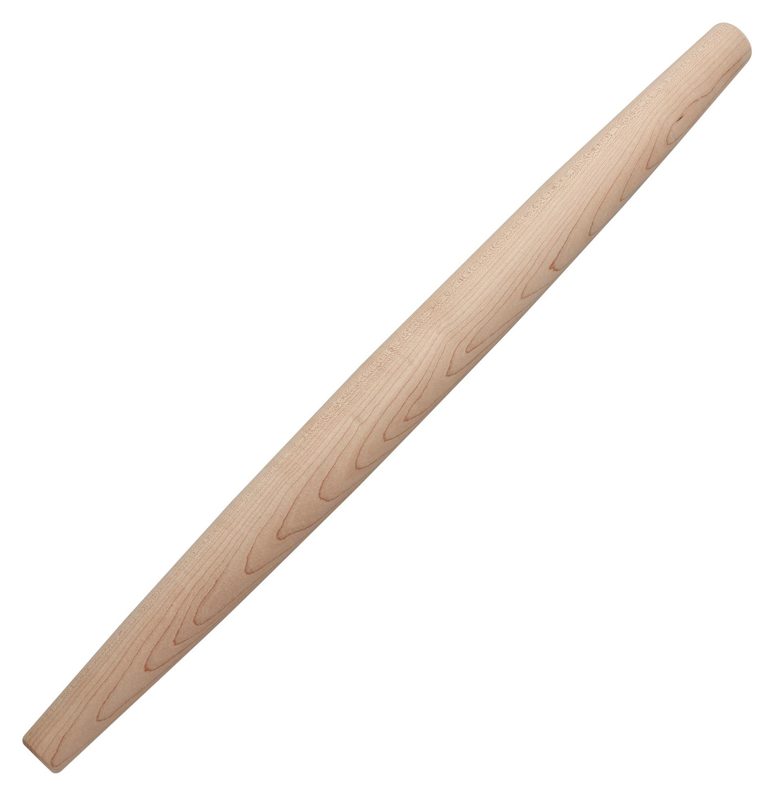 KitchenAid Esdoornhout taps toelopende deegroller met mouwen, 51 cm