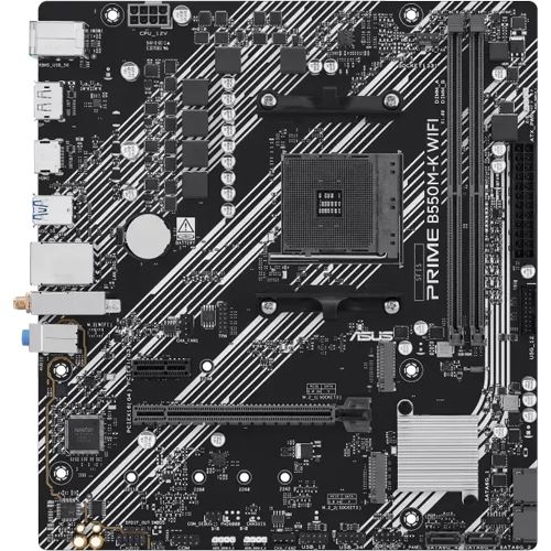 ASUS PRIME B550M-K (WI-FI) (AMD,AM4,DDR4,mAT)