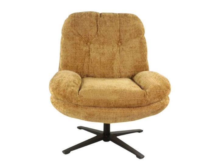 Fauteuil tournant PANAMA Moutarde