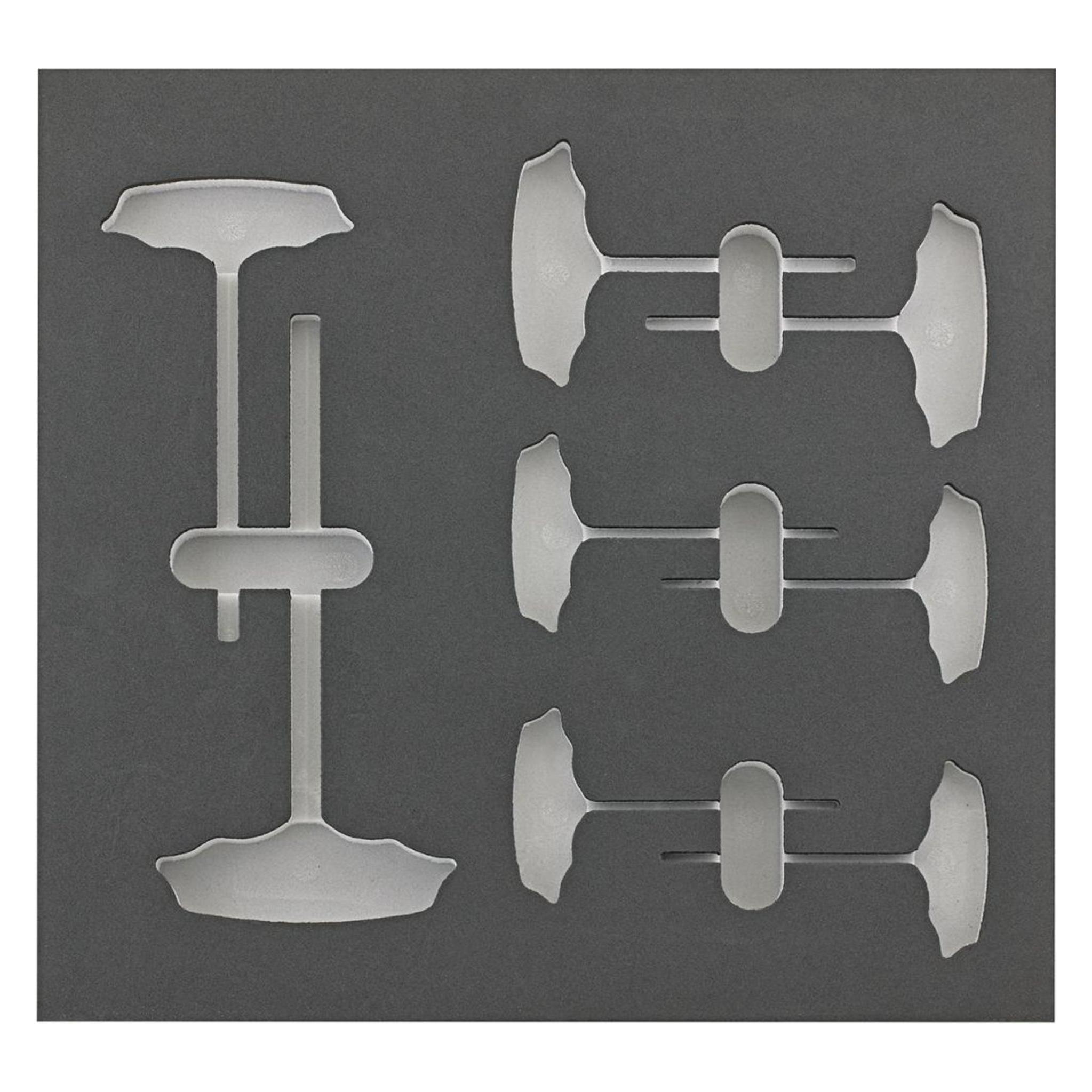 Fortis Werkzeugmodul 2/3 Quergriff Innensechskant leer (4063726002587)