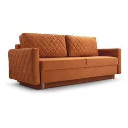 SOFA LENOLA mit Schlaffunktion dunkelorange