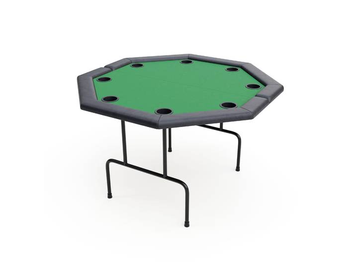 Pokertisch klappbar achteckig für 8 Spieler