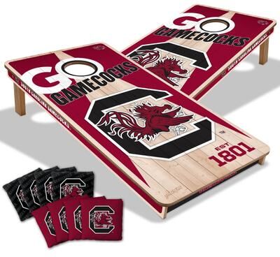 Skip's Garage South Carolina Gamecocks NCAA 2x4 Cornhole Board Set