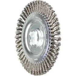 PIPELINE Bürste gezopft RBG Ø 125x6 Bohrung 22,2 mm/X-LOCK Stahl-Draht-Ø 0,50mm Winkelschleifer