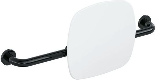 Hewi 801 Rückenstütze 801.51.916190 Wandabstand 150mm, Lehne signalweiß, tiefschwarz
