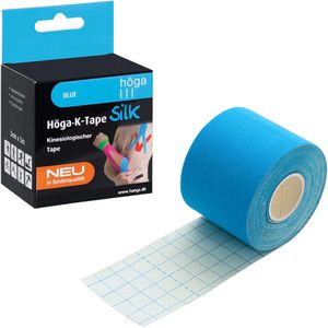 Höga Kinesio-Tape K-Tape Silk, blau, 5m x 5cm, wasserfest, elastisch