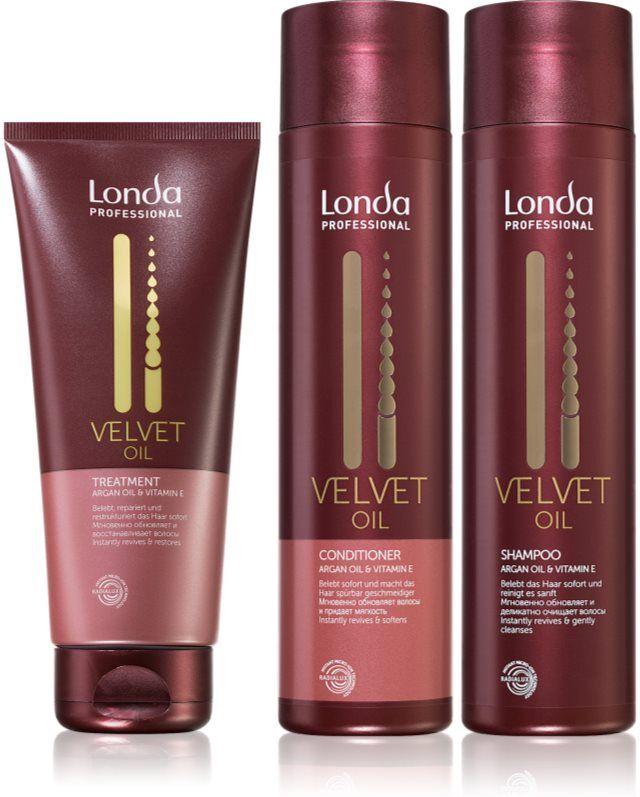 Londa Professional Velvet Oil Set ensemble pour cheveux abîmés