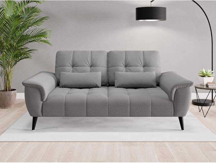 Einzelsofa Tokio - Grau (Schiefergrau) - Softwolle