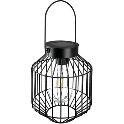 Solarlampe Cage schwarz Variante 2
