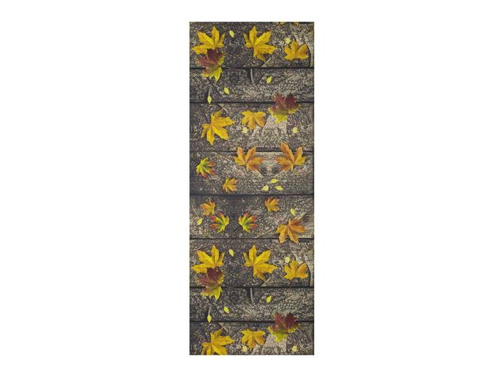 Tapis de cuisine lavable automne jaune/marron 52x200 cm