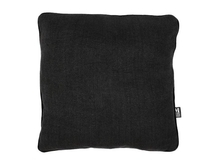 Coussin décoratif Gylla Gris/Gris 50 x 50cm Lin