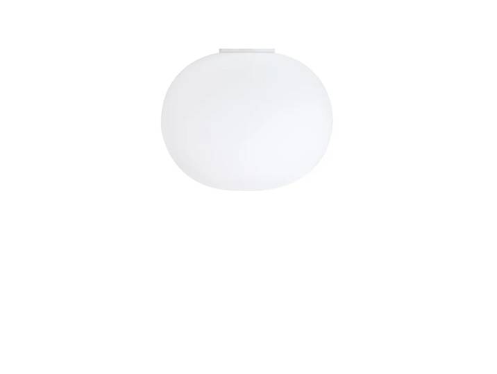 Flos Glo-ball C/W Zero Wand- und Deckenleuchte Weißes Opalglas