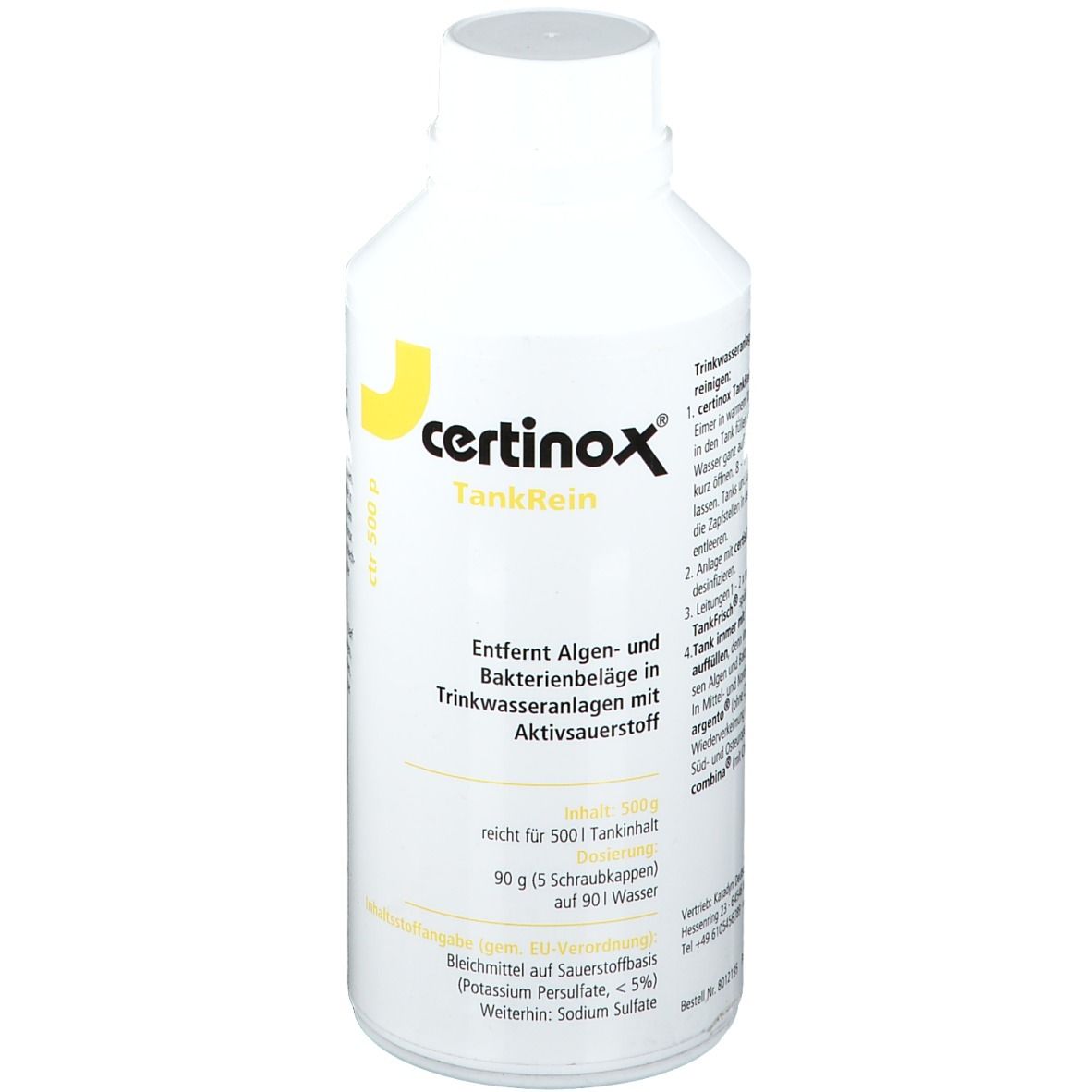 Certinox Tankrein CTR 500P Pulver 500 g