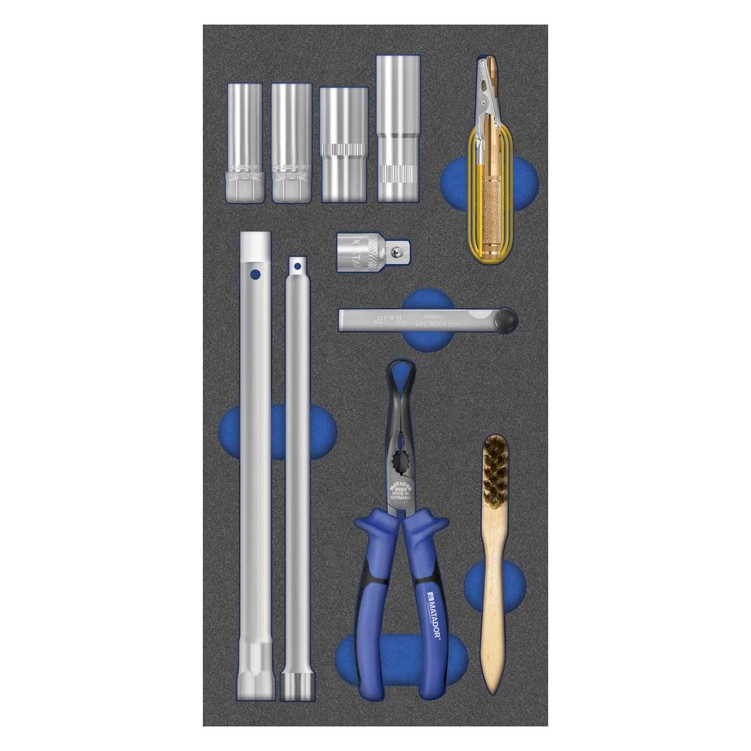 Matador MAT 8164 3081 - Werkzeugsatz Zündkerzen 3/8" (11 Teile) (81643081)