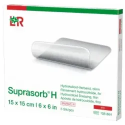 SUPRASORB H Hydrokoll.Verb.dünn 15x15 cm 5 St