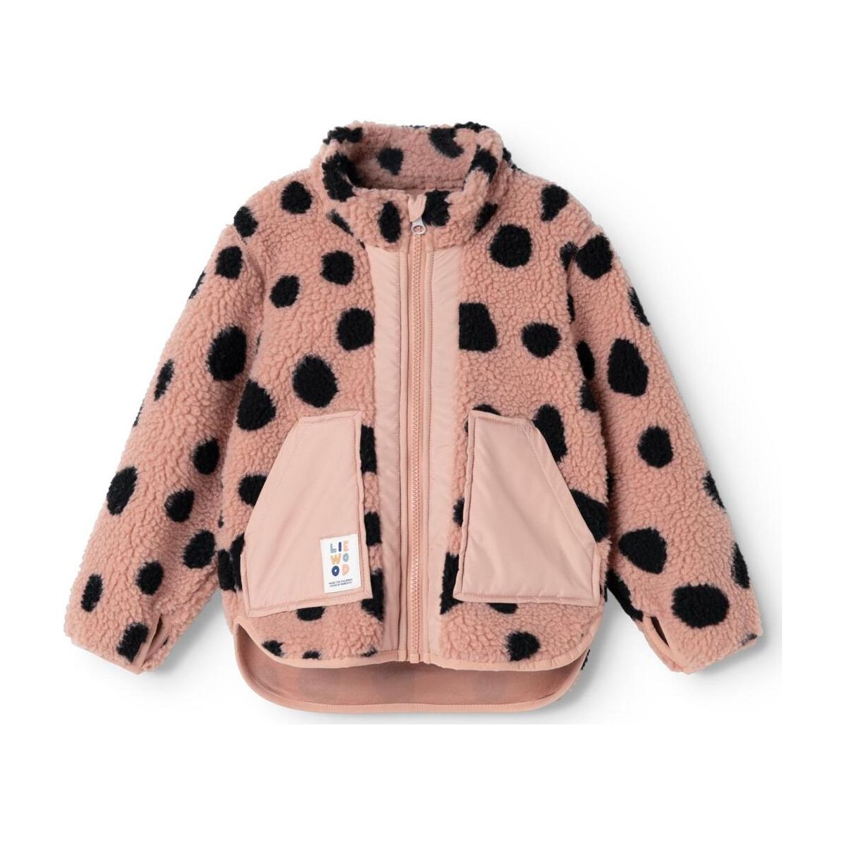 Liewood Noam Pile Jacket mega leo spot / pale tuscany (2869) 128 LW21047-2869-128-CU