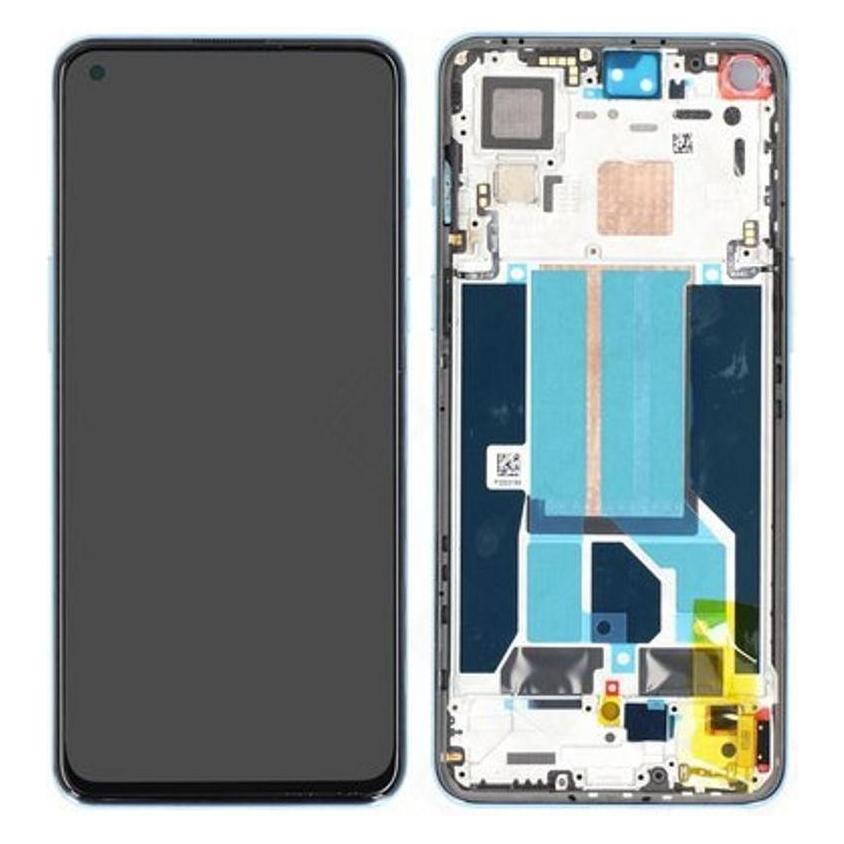 OnePlus LCD + Touch + Frame für DN2103 Nord 2 5G - blue haze (2011100359)