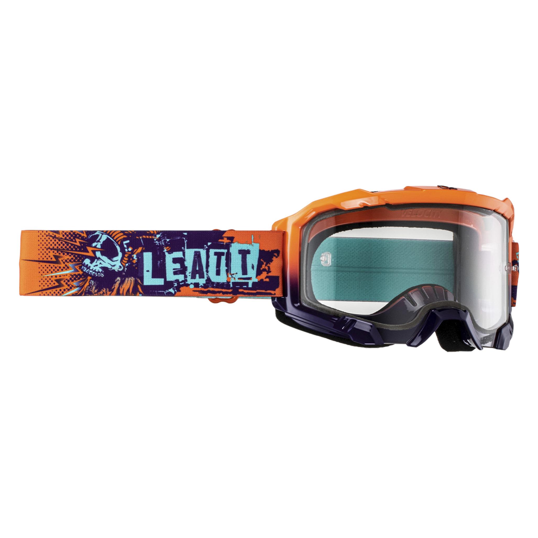 Leatt Goggle Velocity 4.5 (Klar, Lila, Orange, Clear) (8024070550)